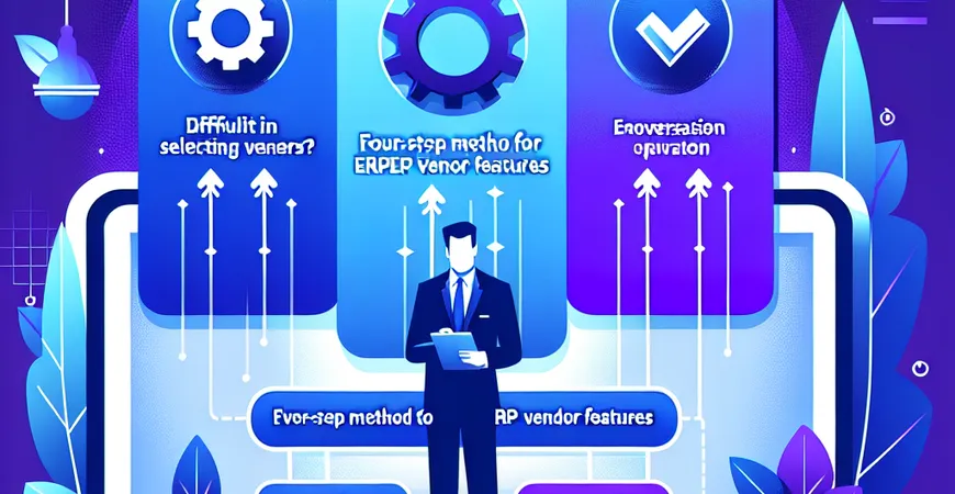  供应商筛选困难？ERP供应商功能的评估四步法  